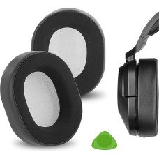 Geekria Comfort Ice Silk Replacement Ear Pads for CORSAIR HS55, HS55 PRO, HS65 Headphones Ear Pads, Headset Ear Pads, Ear Cups Cover Repair Parts (Black)