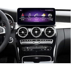 Android 13 Car Radio 12.3 Inch Touch Screen for 2015-2018 Mercedes Benz A/C/V Class W176 CLA GLA GLC X156 W447 with NTG 5.0, Support Wireless Apple Carplay/Android Auto/Mirror Link, 8G+256G