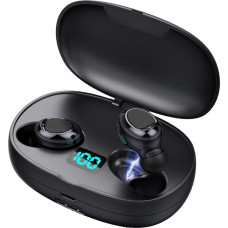 Bluetooth Headphones In-Ear Wireless Headphones 50 Hours Playtime DSP Noise Canceling HiFi Stereo Volume Control IPX5 Sports Earphones Bluetooth 5.0 with HD Microphone