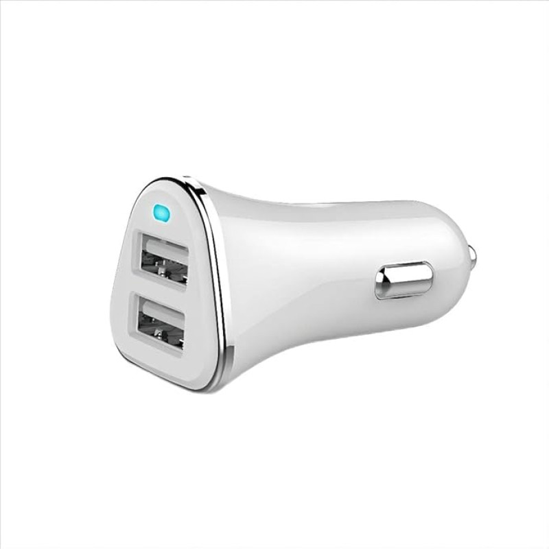 Car Charger, Tikono USB Car Charger, 2 USB Ports for All Car Cigarette Lighter Plugs