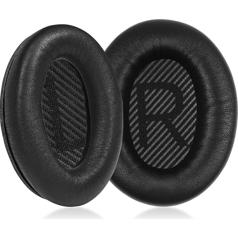 MOLGRIA Lambskin Ear Pads Replacement Ear Pads for Bose Quiet Comfort QC 35 II QC35 QC35ii QC15 QC25 QC2 AE2 SoundLink SoundTrue Headphones (Black)