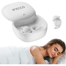 IFECCO Headphones Sleep Bluetooth 5.3 - Mini In-Ear Soft Sleep Earphones Noise Blocking, Invisible Sleep Headphones Side Sleepers, Wireless Headphones for Sleep, Sports, Training, Yoga