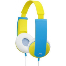 JVC HA-KD5-Y-E Kinder Stereo Kopfhörer mit reduzierter Lautstärke (85dB/1mW), Gelb