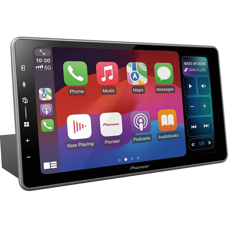 Pioneer SPH-DA97DAB-UNI2-2DIN Media Centre, Capacitive 9.0 Inch Touch Panel with Wi-Fi, Bluetooth, Apple CarPlay, Android Auto and DAB+, 13-Band Graphics Equalizer