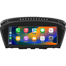 Android 13 Car Radio 8.8 Inch IPS Touchscreen Qualcomm Octa Core 4GB + 64GB with Android Car Carplay Bluetooth for BMW 5 Series E60 3 Series E90 CCC System