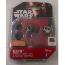 JAZW Ares 15356 Disney Star Wars Rebels Ezra In-Ear Headphones in Original Box