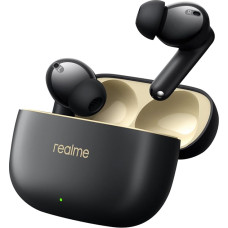 realme Buds T300 Wireless 30dB Active Noise Cancelling Bluetooth 5.3 TWS Headset 40 Hours Battery Life Waterproof Battery Compartment (T300, Black)