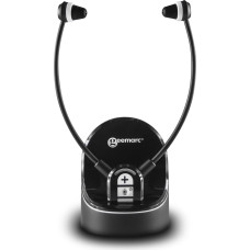 Geemarc CL7370 Opti - Loud Wireless TV Headset with Optical Connector for Hearing Impaired - Can Be Used as a Personal Listener that Amplifies Ambient Noise - Low to Heavier