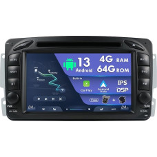 MISONDA 2 DIN Android Car Radio DVD GPS Navigation for Mercedes Benz CLK W209 W203 W463 W208 Camera Car Radio 7 Inch DSP + Carplay Support RDS/DAB+/SWC/4G/WiFi/BT-4G+64G