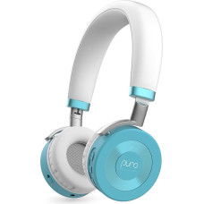 Puro Sound Labs JuniorJam Plus Volume Limiting Headphones for Kids, Safe Audio Protection for Hearing - Adjustable Bluetooth Headphones for Tablets, Smartphones, PCs (Turquoise)