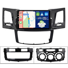 BXLIYER Android 12 Car Radio for Toyota Fortuner Hilux Revo Vigo (2004-2014) - Reversing Camera Free - 2G + 32G - IPS 9 Inch 2 DIN - DAB Steering Wheel Control WiFi Carplay Android Car Bluetooth DSP