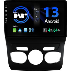 SXAUTO - Built-in DAB - Android 12 IPS Car Radio for Citroen C4 C4L DS4 (2013-2017) - Built-in Carplay/Android Car - Camera + MIC - 4G + 64G - 360-CAM Steering Wheel Control Fast Boot WiFi - 2 DIN