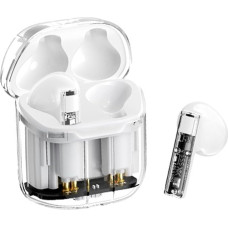 Wireless Earbuds for Samsung Galaxy S23/S23 Plus/S23 Ultra/A24/A14/A34/A54/A13 5G/A12/A04s, IPX4 Transparent Case, Lightweight, Sport In One. ar Headphones H Headphones (White)