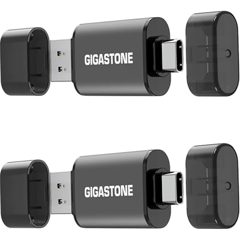 GIGASTONE 32 GB dvigubas diskas (2 vnt.) Z40 USB 3.2 Gen 1, 