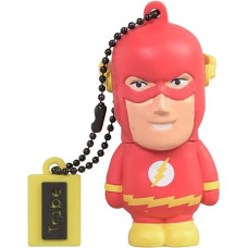 Tribe Warner Bros DC Comics Flash USB Stick 8GB Pen Drive USB Memory Stick Flash Drive, dovanų idėja 3D figūrėlė, PVC USB įtaisas su raktų pakabuku - įvairiaspalvis