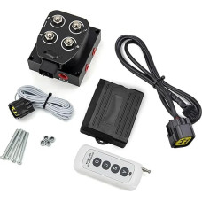 LUFTFEDERBEIN 12v Magnetventil Air Ride Suspension Verteilerventil mit Fernbedienung 0-200psi Luftpumpen(Visas rinkinys)