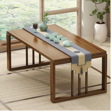 Eleeonora Tatami Tisch Klappba,Japanischer Tisch Klappbar,Japanischer Niedriger Couchtisch,Leicht Zu Reinigen,Bequem Und Praktisch,Geeignet FüR Computer,Snacks,Schreiben,Arbeit