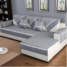 HM&DX Neslystantis sofos dangtelis, skirtas sekcijos vartams, sofai, medvilnei, poliesteriui, dygsniuotai sofai, mesti kelių dydžių sofos dangtelį gyvenamajam kambariui