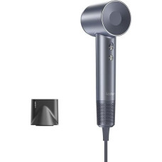 Laifen Hair Dryer 200 Million Negative Ion Hair Dryer, Travel Hair Dryer with 110,000 rpm Brushless Motor for Quick Drying, High Speed Hair Dryer, Low Noise with Magnetic Nozzle (Silver)