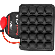 GRAND PITSTOP Motorcycle Air Seat Cushion with Air Filling Pump, Inflatable Bubble Air Pads with Breathable Mesh Cover & Non-Skid Bottom Compatible for Pillion Seat of Motorcycle