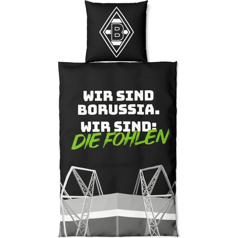 Borussia Mönchengladbach Glow in The Dark Bed Linen Official Merchandise