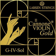 Larsen Il CANNONE Gold G Soloist Auksinės smuiko stygos