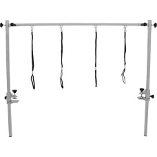 Jacksking sulankstomas nerūdijančio plieno naminių gyvūnėlių kirpimo stalas Grooming Table Grooming Table Beauty Desk Height Adjustable Clamp Holder Pet Grooming Accessories for Dog Cat