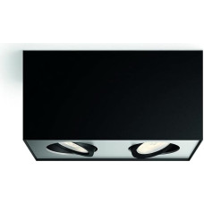 Philips MyLiving 5049230p0 4.5 W Black Point of Illumination – Point of Light (Black, Metal, 2 Bulb (S), 4.5 W, Warm White, 50 °)