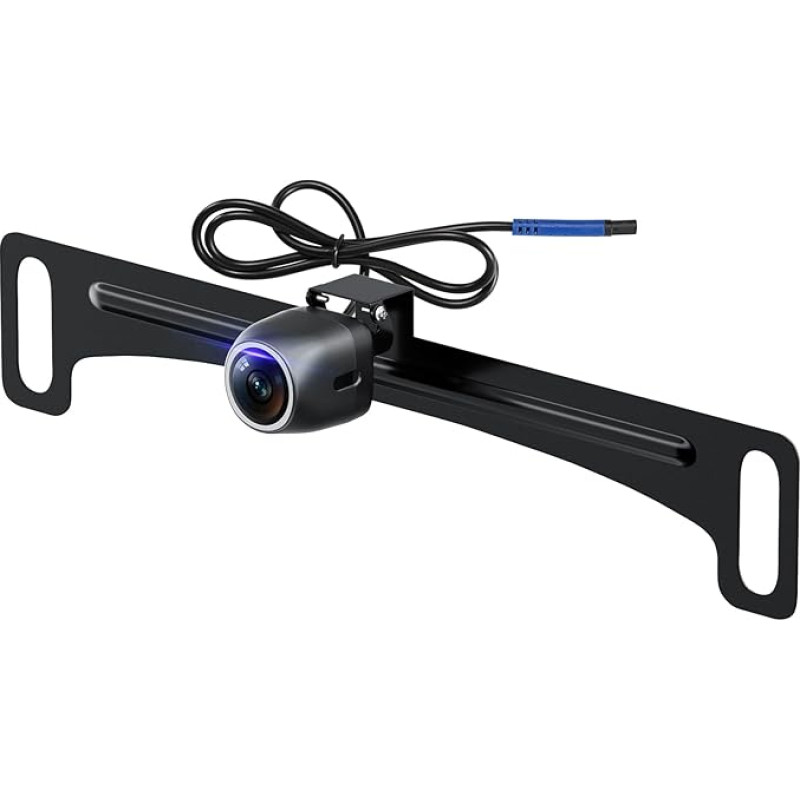 4 kontaktų galinio vaizdo kamera, AHD 1080P metalinis valstybinio numerio ženklas, 170 laipsnių plataus kampo galinio vaizdo kamera, IP69 vandeniui atspari galinio vaizdo kamera automobiliui, transporto priemonei, visureigiui, RV