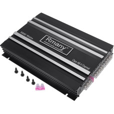 TUCKBOLD Car 12 V 4 Channel Car Amplifier Stereo Audio 5800 W Compatible 4 Channel Car Amplifier Black Pack of 1
