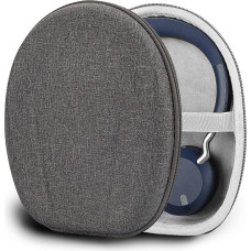 Geekria Ultrashell Headphones Full Size Hard Carrying Case / Travel Bag And Accessories Brown Fabric Large