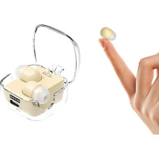 Invisible Small Sleep Headphones Wireless Bluetooth In-Ear Wireless In-Ear Mini Headphones Sleep Earbuds Headphones Buds Smallest Sleep Headphones Side Sleeper Bluetooth Earphones for Small Ears