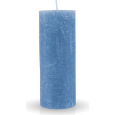 HS Candle Rustic Pillar Candle Sky Blue Diameter 7 cm x 18 cm – Various Colours / Sizes – Long Burning Time Antique Candle, Fragrance-Free Altar Candle – Decorative Candle
