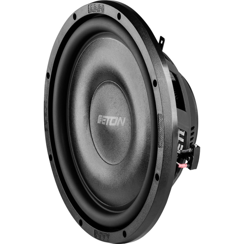 ETON PW 10 Flat - galingas plokščias 10 colių ilgas žemų dažnių garsiakalbis su feritiniu magnetu 2 x 2 omų dviguba balso ritė 2 x 300 W