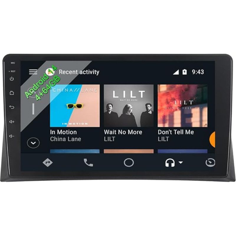 ACAVICA Android 14 automobilinis radijas VW T5 Multivan 2010-2015 9 colių - 8 branduolių 4GB RAM + 64GB ROM belaidis 