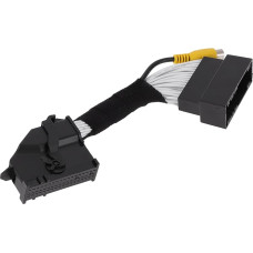 HEROFFIX 1 Piece Rear View Camera Rear View Camera Adapter Cable for Ford Taurus 2015-2017 Front Rear View Camera Wiring Harness Black Metal