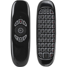 Sxhlseller Air Mouse, 2.4G Wireless Universal TV Voice Remote Control, Rechargeable QWERTY Keyboard for Android/Windows/Linux/iOS, Six Axis Gyroscope Motion Detection