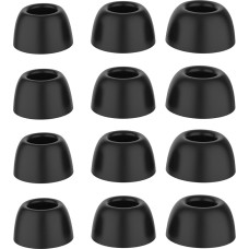 6 Pairs of Ultra Comfort Galaxy Buds2 Pro Ear Plugs Replacement, Double Flange Galaxy Buds 2 Pro Headphones Earplugs Set, Silicone Headphones Ear Buds Accessories Compatible with Samsung Galaxy Buds2