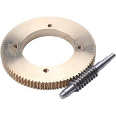 CYFANG 1M 90T 1:90 sliekinės pavaros reduktoriaus rinkinys, 72 mm, 93 mm ilgio, nerūdijančio plieno turbinos sliekas, 1 modulis, 90 dantų, alavo bronzos krumpliaračio krumpliaratis (93 mm)