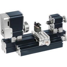 ZHRUI Didaktinės miniatiūrinės tekinimo staklės cinkuotos 50mm 36W centras 20000RPM aliuminiui, medienai ir plastikui apdoroti (stiliaus patobulinimas)