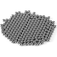 200 vnt. 6,35 mm guolių rutuliukų 1/4 colio skersmens G10 tikslumo pramoninių guolių plieno rutuliukai