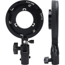 Yanmis Camera Flash Mount Adapter, for Bowens Small Standard for Bowens Flash Bracket Holder for Beauty Softbox Umbrella with 1.65 cm Universal Interface