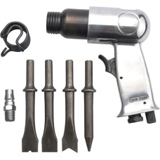 Pneumatinis plaktukas 150 Pneumatinis smulkinimo plaktukas Oro kaltas kastuvas kastuvas Rūdžių šalintuvas Vėjo deratizacijos įrankiai su 4 galvutėmis, skirti žymėjimo įrankiams, dalims ir kt.