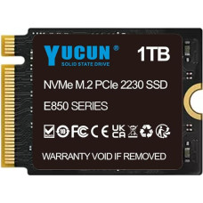 YUCUN 1TB 2230 NVMe SSD PCIe kietasis diskas, suderinamas su 