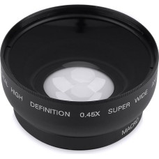 Plačiakampis objektyvas su makroskopu 52 mm 0,45X plačiakampio konversijos makroobjektyvas, skirtas 