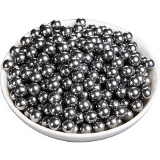 KYUEPONG guolių rutuliukai, plieniniai rutuliukai, 5 mm, 6 mm, 8 mm, 10 mm, 11 mm plieniniai rutuliukai, aukštos anglies plieno rutuliukai, katapultos smogiamųjų guolių priedai (14 mm, 10 vnt.)