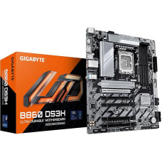 GIGABYTE B860 DS3H Motherboard - Intel Core Ultra CPUs, 8+1+2+2 Phase VRM, up to 9066MHz DDR5, 1xPCIe 5.0 + 1xPCIe 4.0 M.2, 2.5GbE LAN, USB 3.2 Gen 2x2