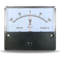 SD670 Nuolatinės srovės pozityvų ir negatyvų voltmetras 5 V ± 10 V 15 V 20 V 30 V 50 V 100 V 150 V 200 V Bidirekcinis 30 VDC 75 V 1 Stück(DC -50V To 50V)