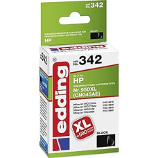 EDD-342 rašalo kasetė - viena kasetė - juoda - 75 ml - 2890 puslapių - pakeičia HP 950XL (CN045AE)