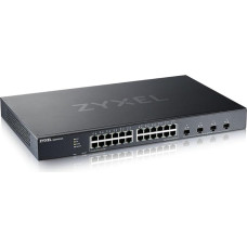 Zyxel 24-Port Gigabit Ethernet Switch | Smart Managed | 4X 10G SFP+ Slots | Hybrid Nebula Cloud Mode [XGS1935-28]